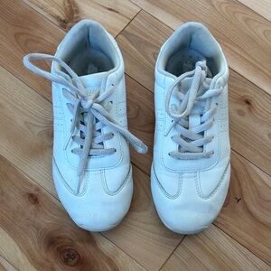 Kids White Cheer Sneakers